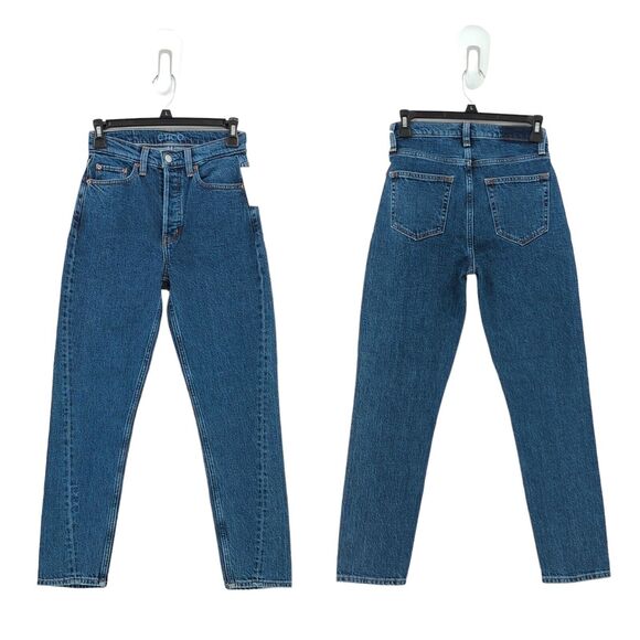 ETICA Women 24 Alex Twist Jeans Sequoia Blue High Rise Ankle Cropped Skinny NEW - Picture 1 of 9